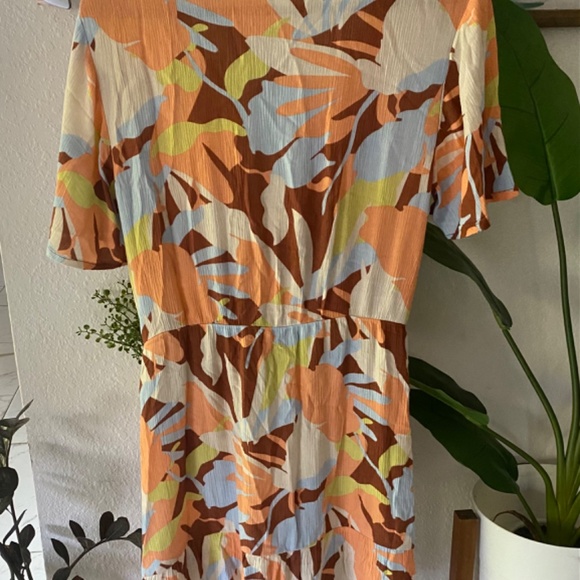 ROXY - Summer Flow Printed Mini Dress NWOT - Picture 3 of 5
